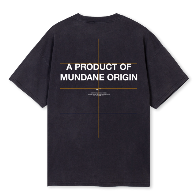 ENVIRONMENT Vintage Black Oversized Tee.