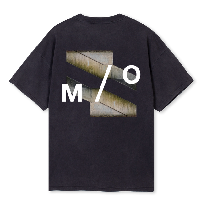 STAIRS Vintage Black Oversized Tee.