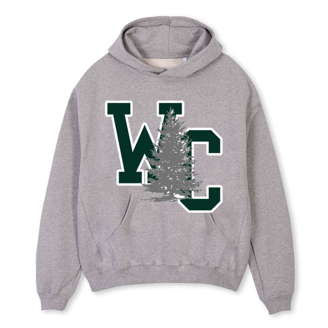 WCD Grey Marl Oversized Hoodie.