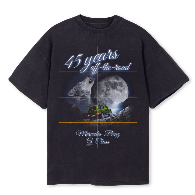 GCLASSSAMPLEONE Vintage Black Oversized Tee.