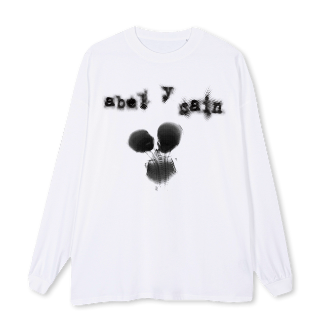 FIXEDABEL White Oversized LS Tee.