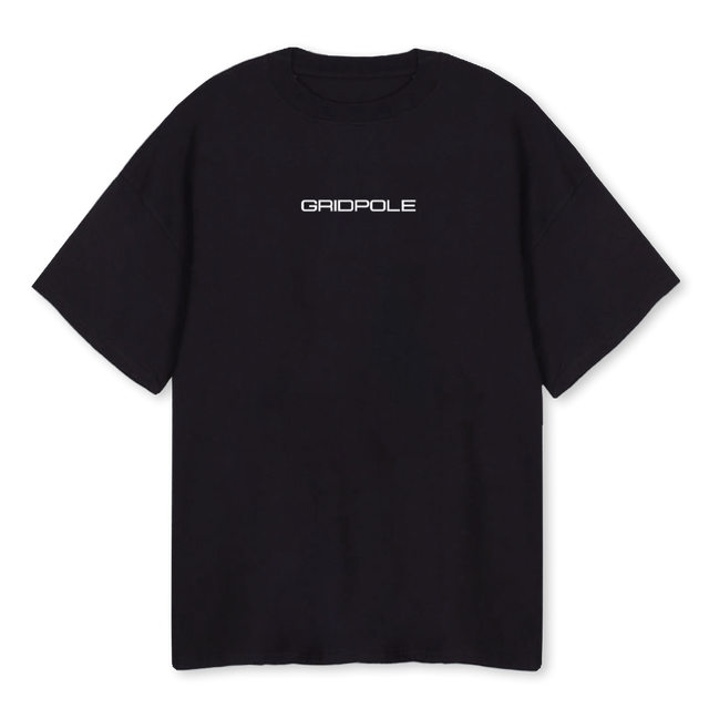 MONACO Black Oversized Tee.
