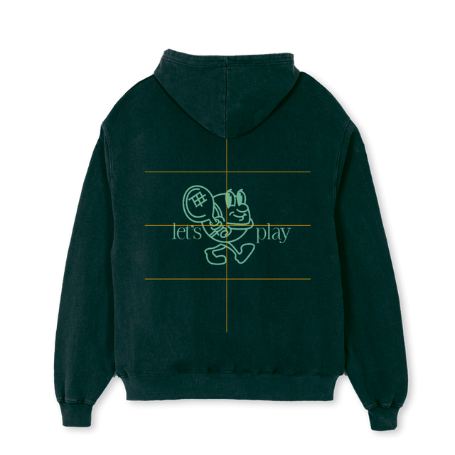 LP Wild Green Oversized Hoodie.
