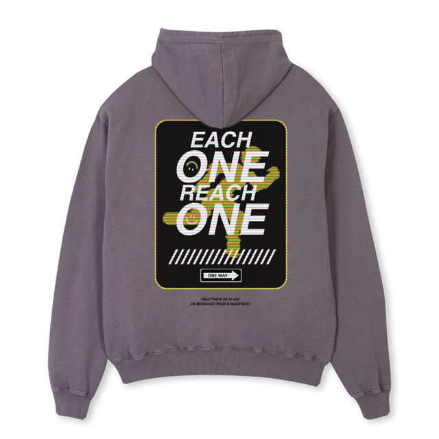 STEADGREY Pigment Grey Oversized Hoodie.