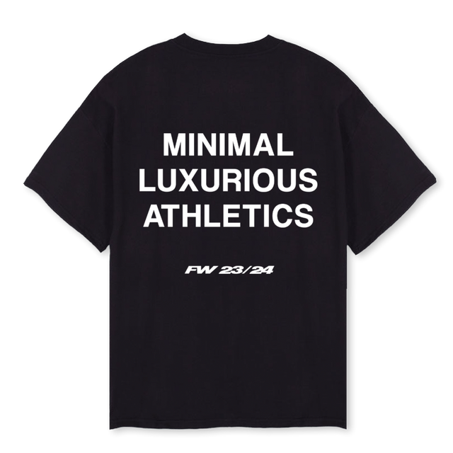 MLNBTEE Black Oversized Tee.