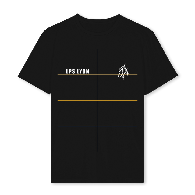 TEEK Black Regular Tee.