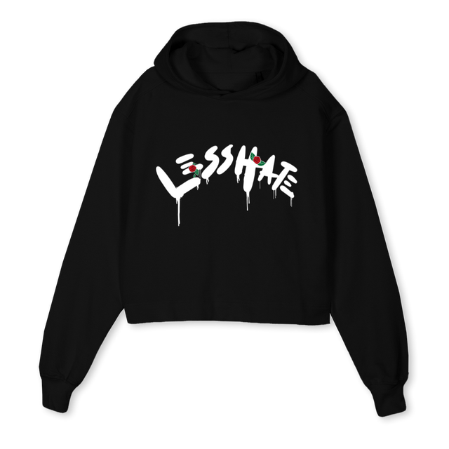 CKC Black Cropped Hoodie.