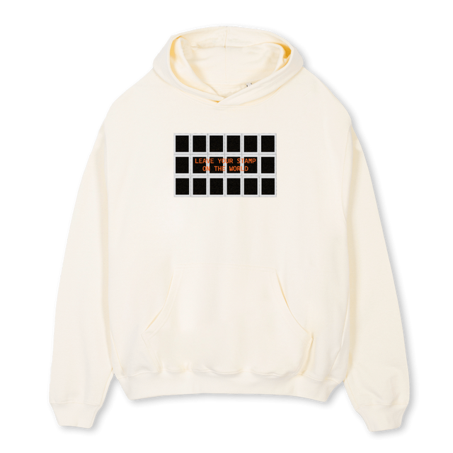 CREAMSWEATSTAMP Cream Oversized Hoodie.