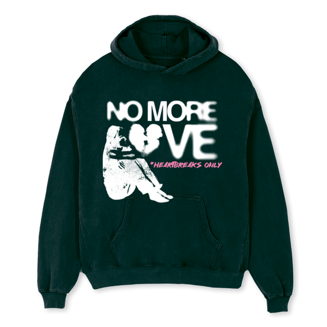 NOMORELOVE Wild Green Oversized Hoodie.