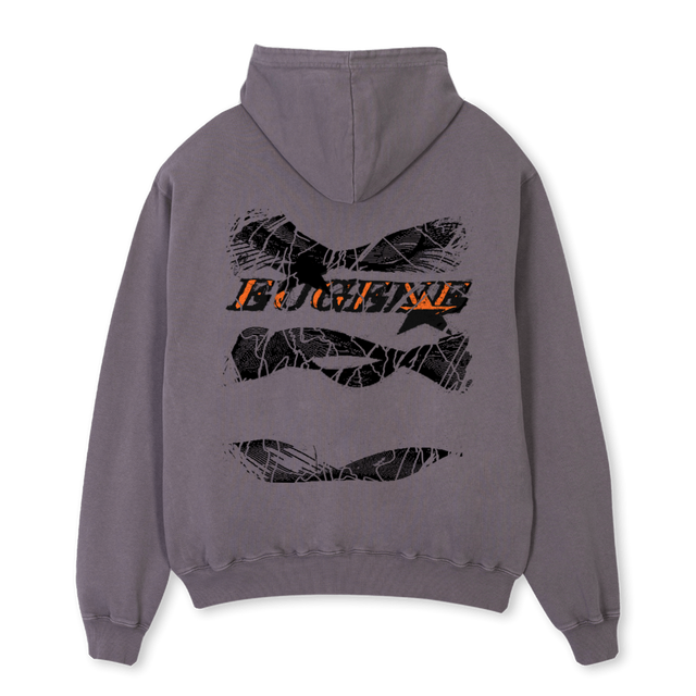 DIO Pigment Grey Oversized Hoodie.