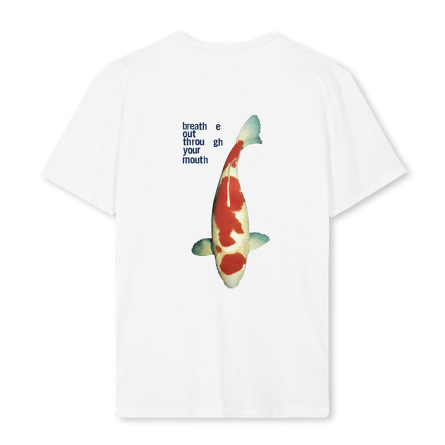FISHBREATHE White Regular Tee.