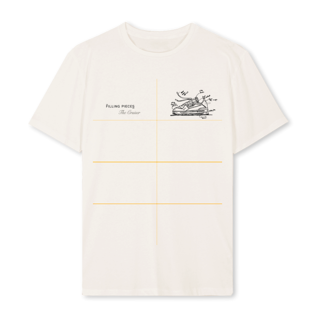 CRUISER Vintage White Regular Tee.
