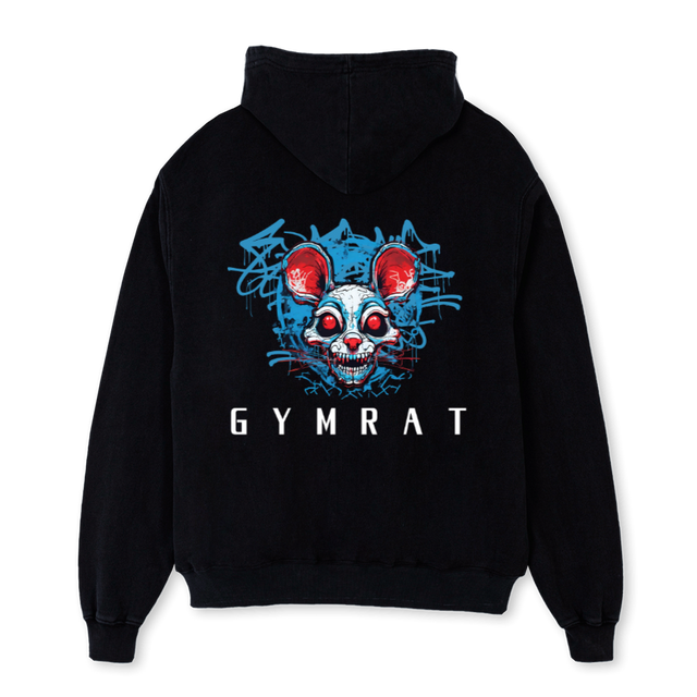 NIGTHMARERATHOOD Black Oversized Hoodie.