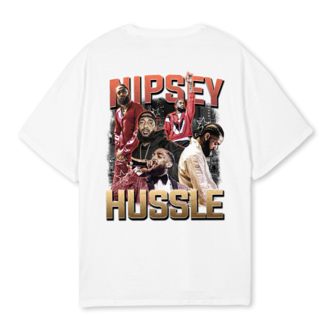 LAARCHIVE White Oversized Tee.