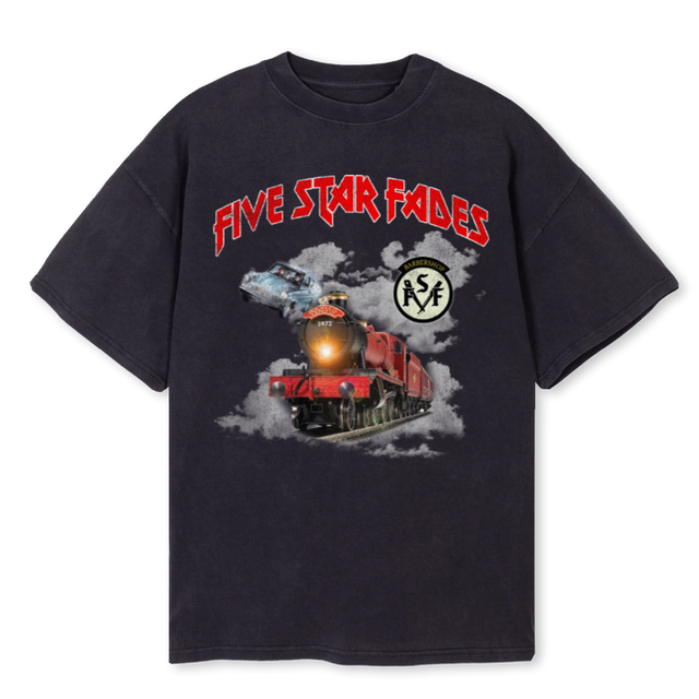 HPFSF Vintage Black Oversized Tee.