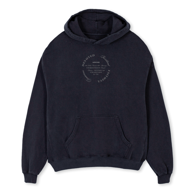 VINTAGEBLACKHOODIE Vintage Black Oversized Hoodie.