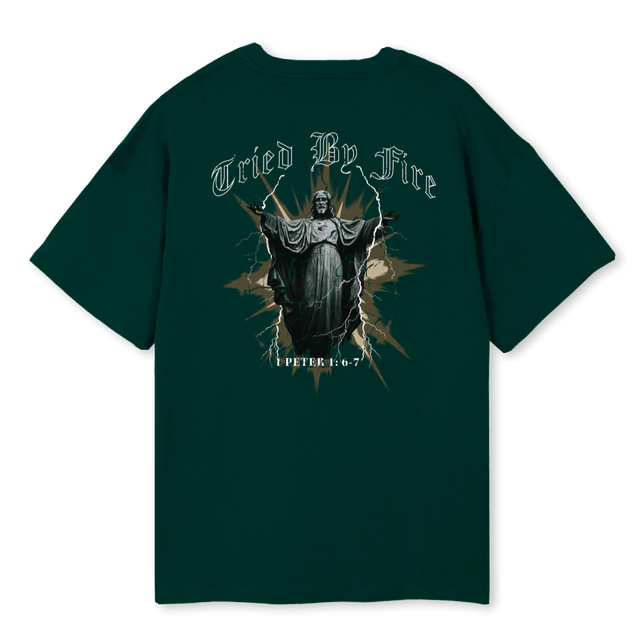 FORESTGREENTEE Wild Green Oversized Tee.