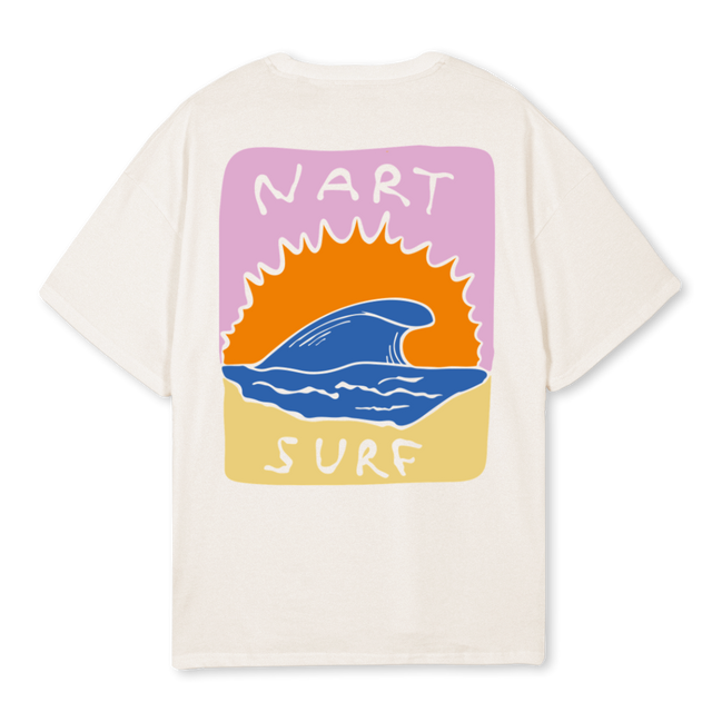 SURF Vintage White Oversized Tee.