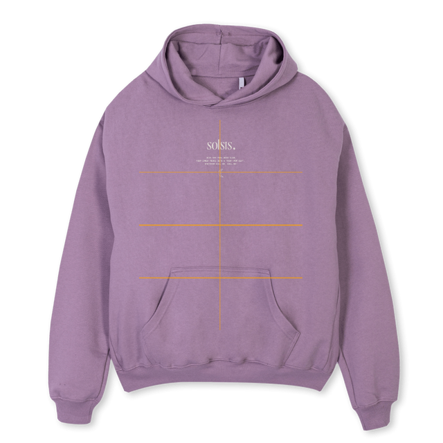 KMEPURPLE Purple Oversized Hoodie.