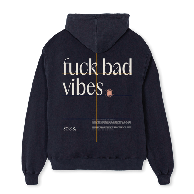FBVBLK Vintage Black Oversized Hoodie.