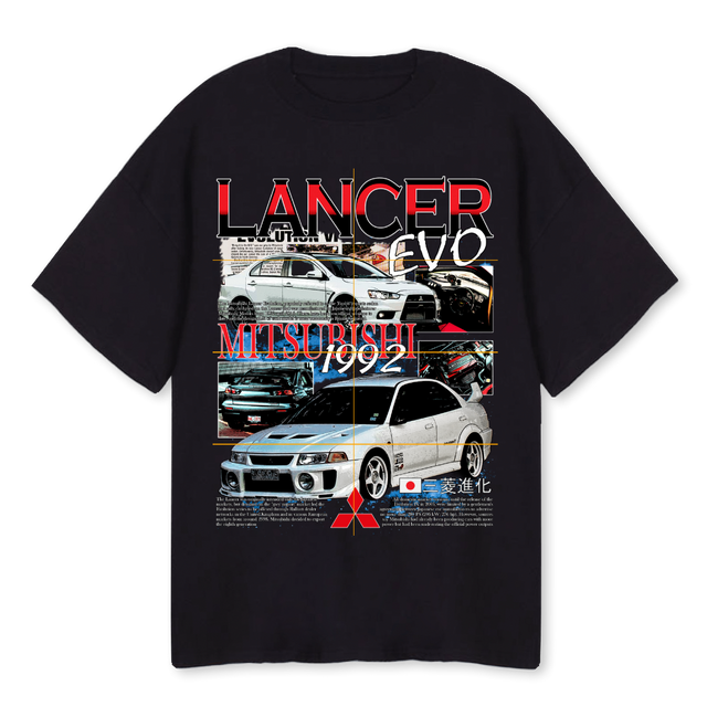 EVO Black Oversized Tee.