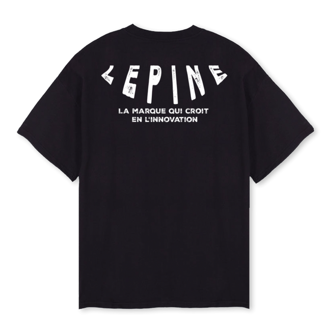 BLACKINNO Black Oversized Tee.