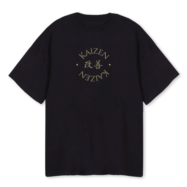 BLACKTEESISGREEN Black Oversized Tee.