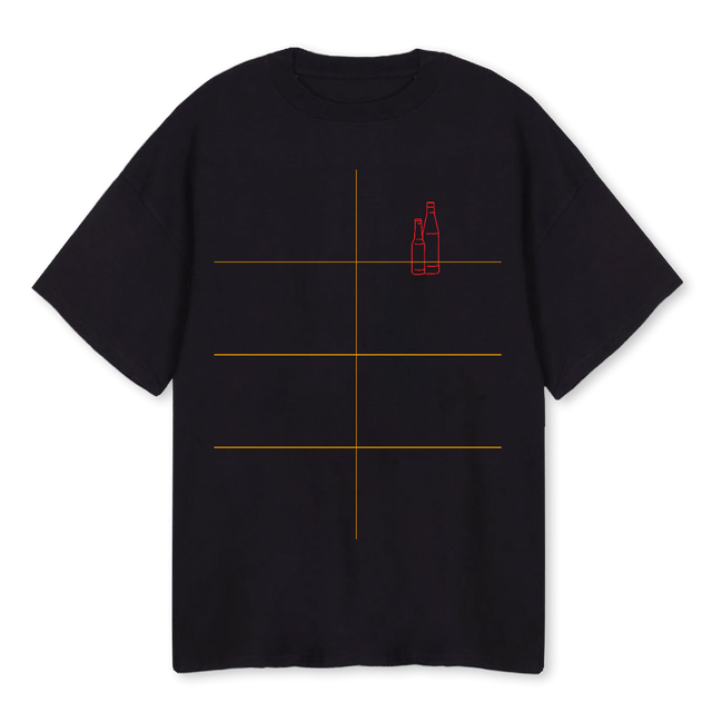 HOYSEBEBE Black Oversized Tee.