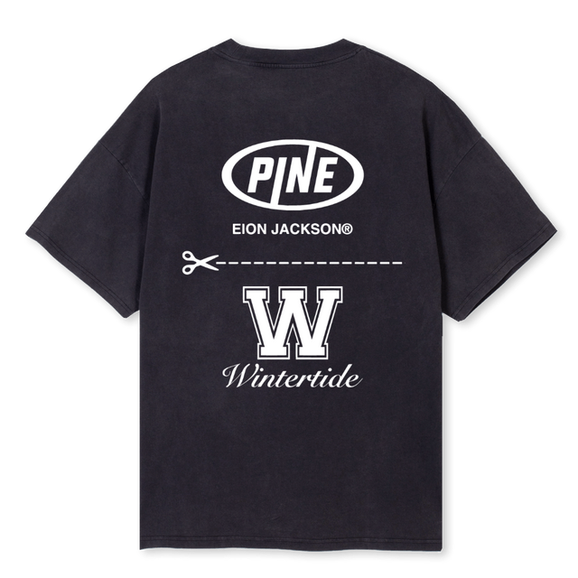 TBTEE Vintage Black Oversized Tee.