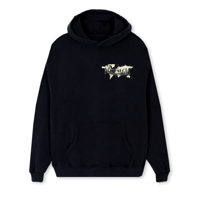 NNWORLDFRONT Black Regular Hoodie.