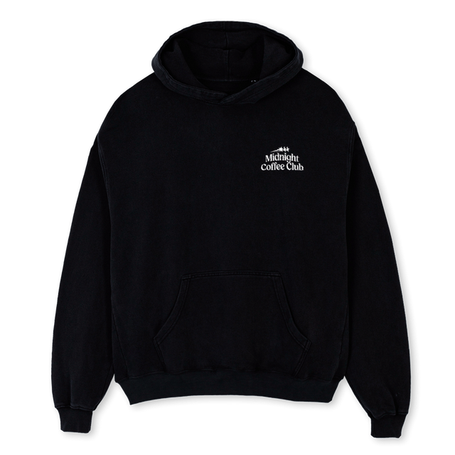 BLACKMOON Black Oversized Hoodie.