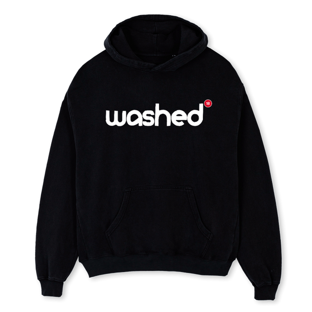 AGEHOODIEBLK Black Oversized Hoodie.