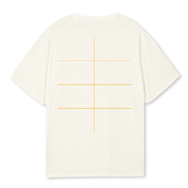 WASTEYOURTIME Cream Oversized Tee.
