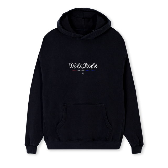 WTP Black Regular Hoodie.