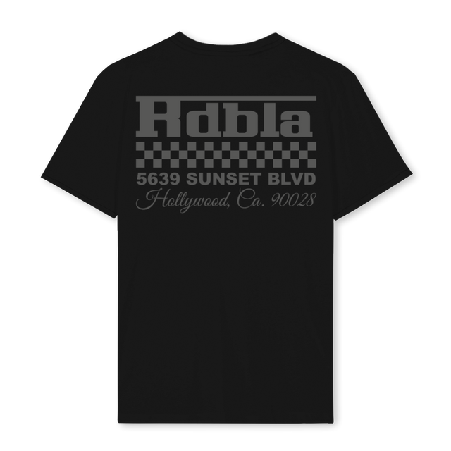 MOTOSPORTVIIIITEE Black Regular Tee.