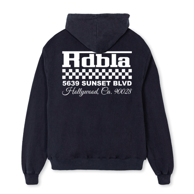 RDBMSVBWH Vintage Black Oversized Hoodie.