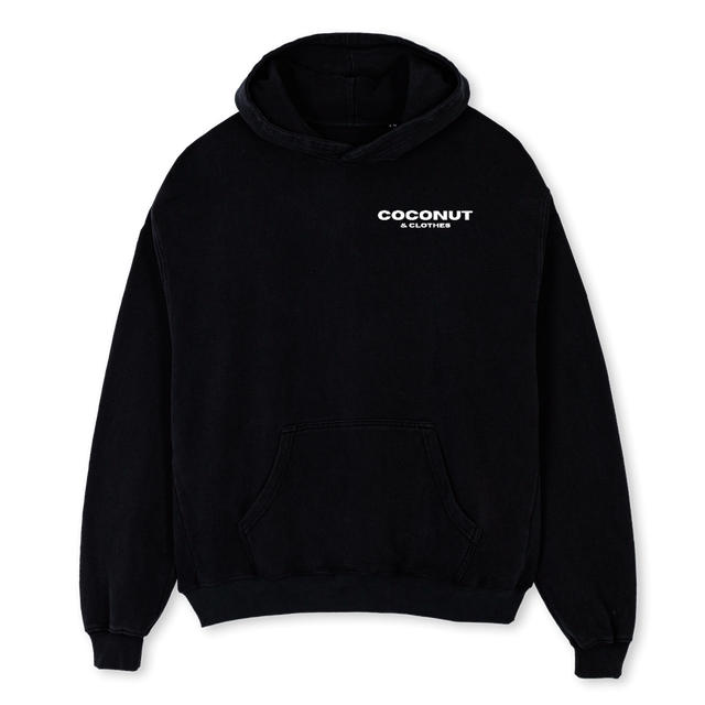 COLOMBIERPULLNOIR Black Oversized Hoodie.