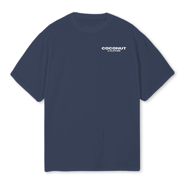 COROSSOL Navy Blue Oversized Tee.