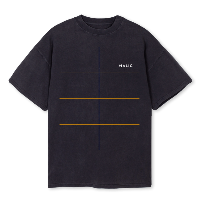 OTITOONBACK1 Vintage Black Oversized Tee.