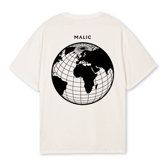 VESTLOGO Vintage White Oversized Tee.