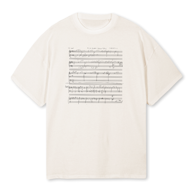 DJKFGQEFG Vintage White Oversized Tee.