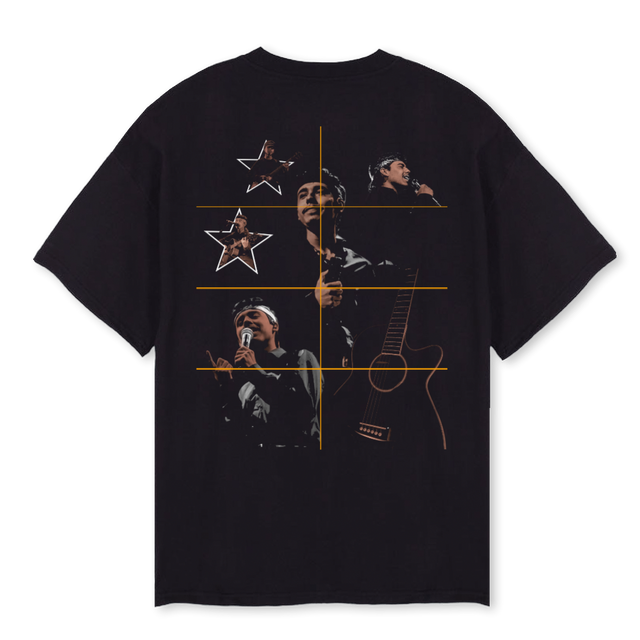 IVAN Black Oversized Tee.