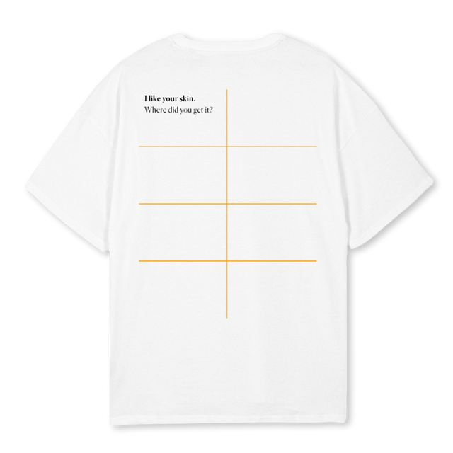 QUREBLACKTSHIRT White Oversized Tee.