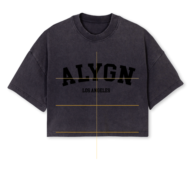 CROPP Vintage Black Cropped Oversized Tee.