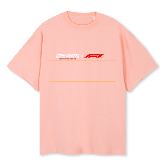 EMSLEWISTEE Pink Clay Oversized Tee.