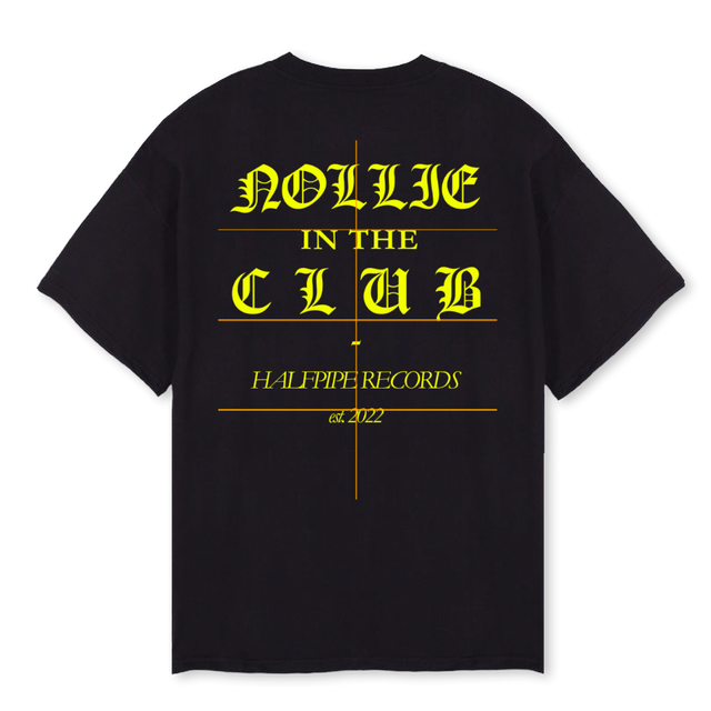 NOLLIEFLUO Black Oversized Tee.