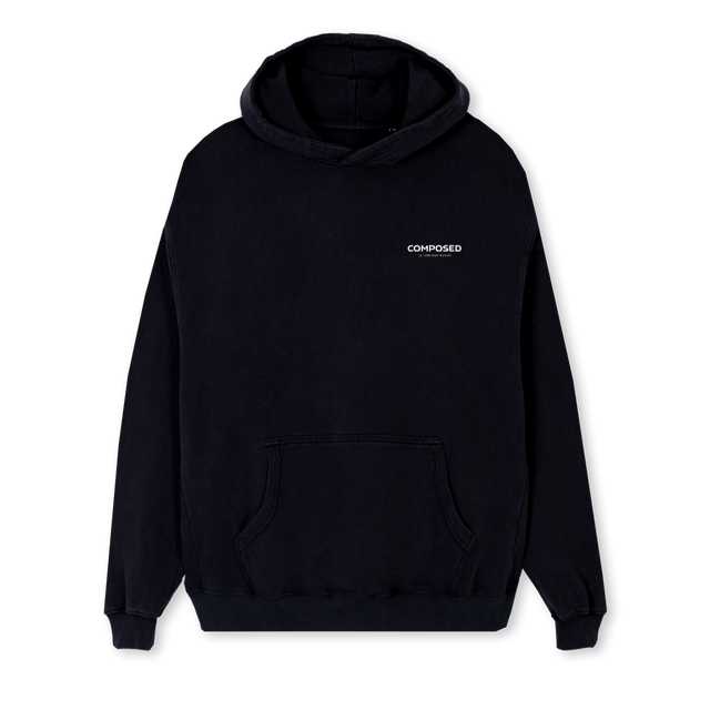 REGULARHOODIEBLK Black Regular Hoodie.