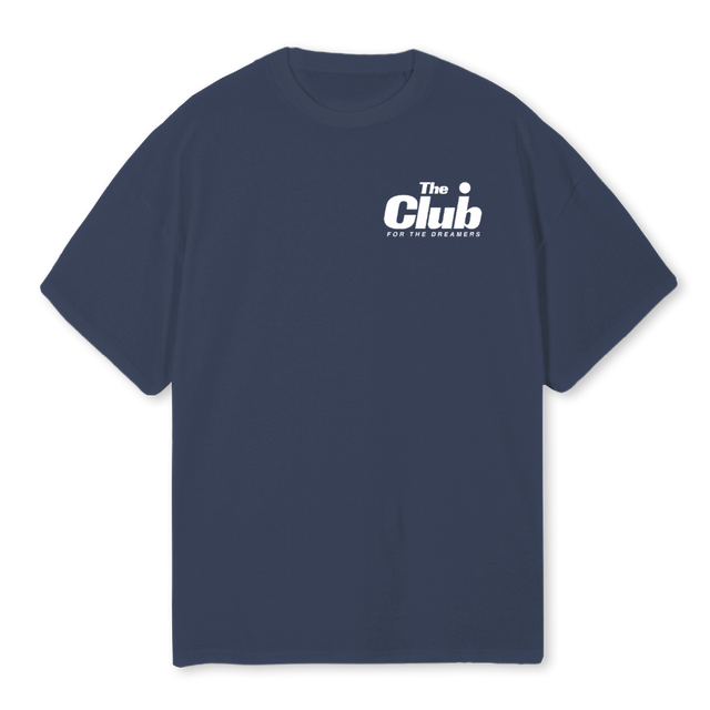 BLUENAV Navy Blue Oversized Tee.