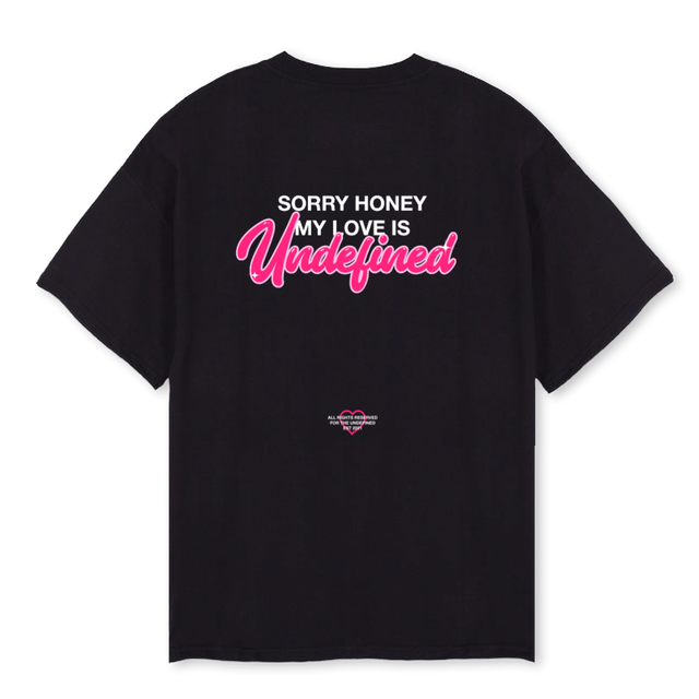 VALENTINESHIRT Black Oversized Tee.