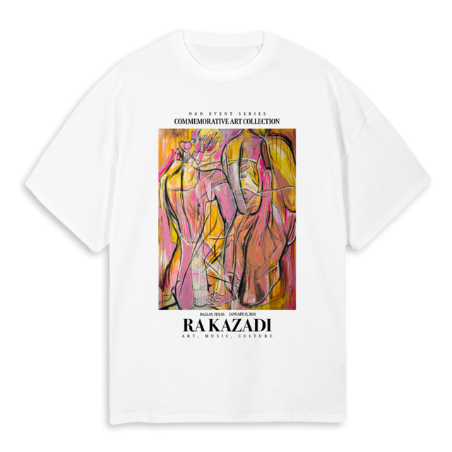 COMMTEE White Oversized Tee.